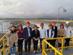 何雅玲院士团队调研乌拉特100MW光热示范电站，探讨将中国光热储能技术推向国际市场