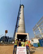 项目总投资约53亿元！南非红石100MW塔式光热项目光热塔顺利结顶