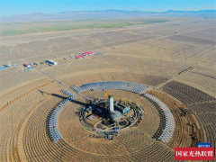 图片新闻：直击阿克塞110兆瓦光热项目建设现场