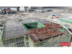 西藏扎布耶综合供能项目综合楼二层主体结构浇筑完成